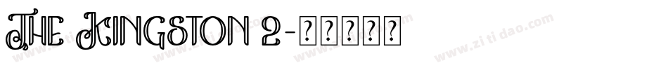 The Kingston 2字体转换